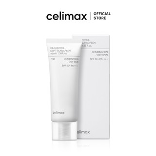  Kem chống nắng kiềm dầu Celimax OIL CONTROL LIGHT SUNSCREEN SPF 50 + PA ++ +  40ml 
