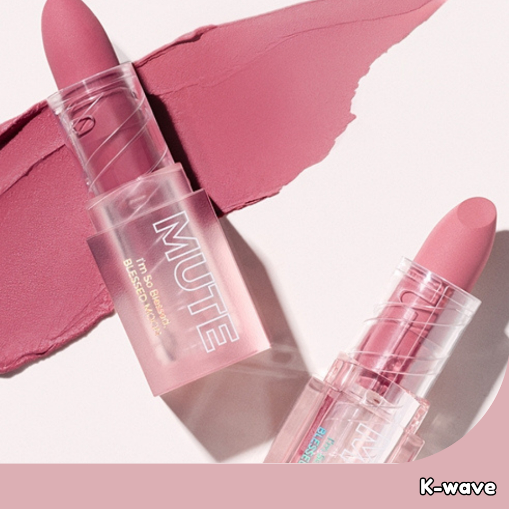 / BÁN CUỐI / MOON BLESSED I 'M Mute Lipstick 3.4g Blur Lipstick, Matte Lipstick K-Beauty / EXP Date 