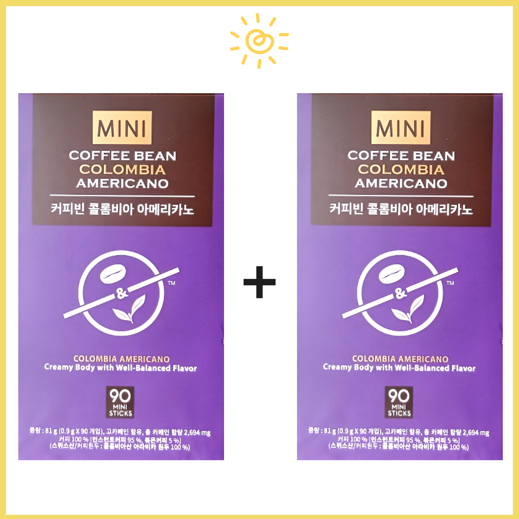 Coffee Bean Captain Colombia Americano Stick Mini 90T 2 hộp