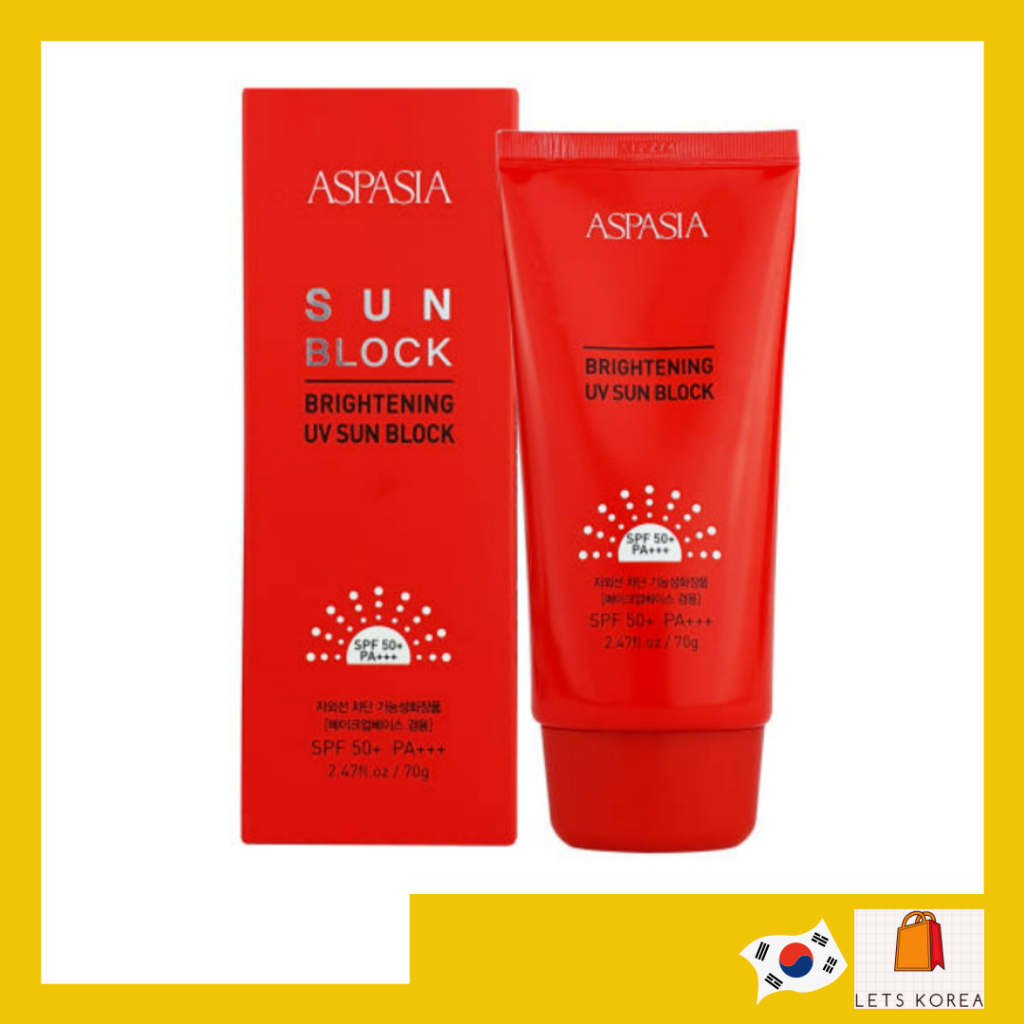 ASPASIA Natural Tone-Up + Kem chống nắng khoáng chất nền trang điểm – SPF50 + PA + + + +
