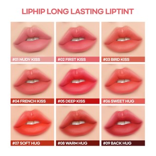 Son lì Liphip Longlasting Matte & Velvet 9 màu lâu trôi
