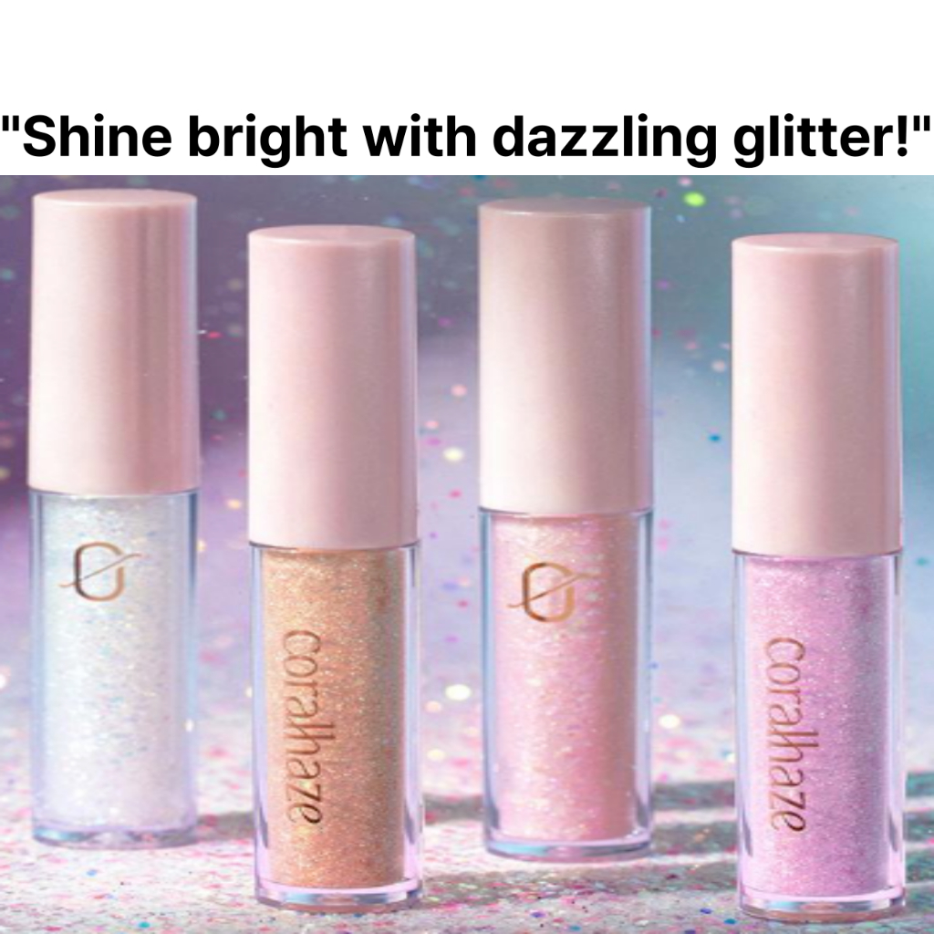 OLIVE YOUNG CORALHAZE Stardust Glitter 1.9g (4 màu) – Trang điểm mắt dài đeo nước Hàn Quốc OC01
