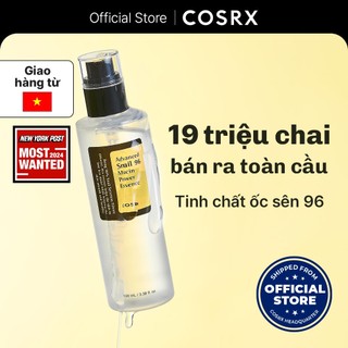  Tinh chất ốc sên COSRX 96 Mucin 100ml hỗ trợ tái tạo dưỡng ẩm cho da 