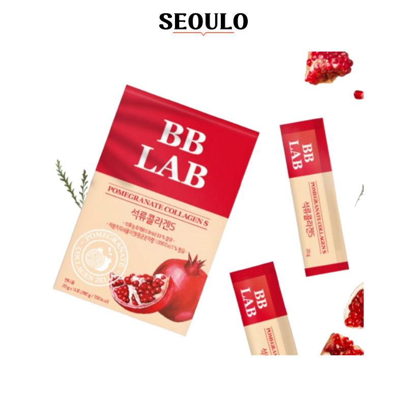 [BB LAB]Thạch Collagen Lựu Đỏ hàn quốc chính hãng 20g x 14 que