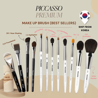 [Piccasso] Cọ trang điểm (Kem nền, Kem che khuyết điểm, Phấn má hồng, Phấn sáng, Che bóng, Môi, Bút kẻ mắt, Phấn mắt), Sẵn sàng giao hàng từ Hàn Quốc 🇰🇷✈️