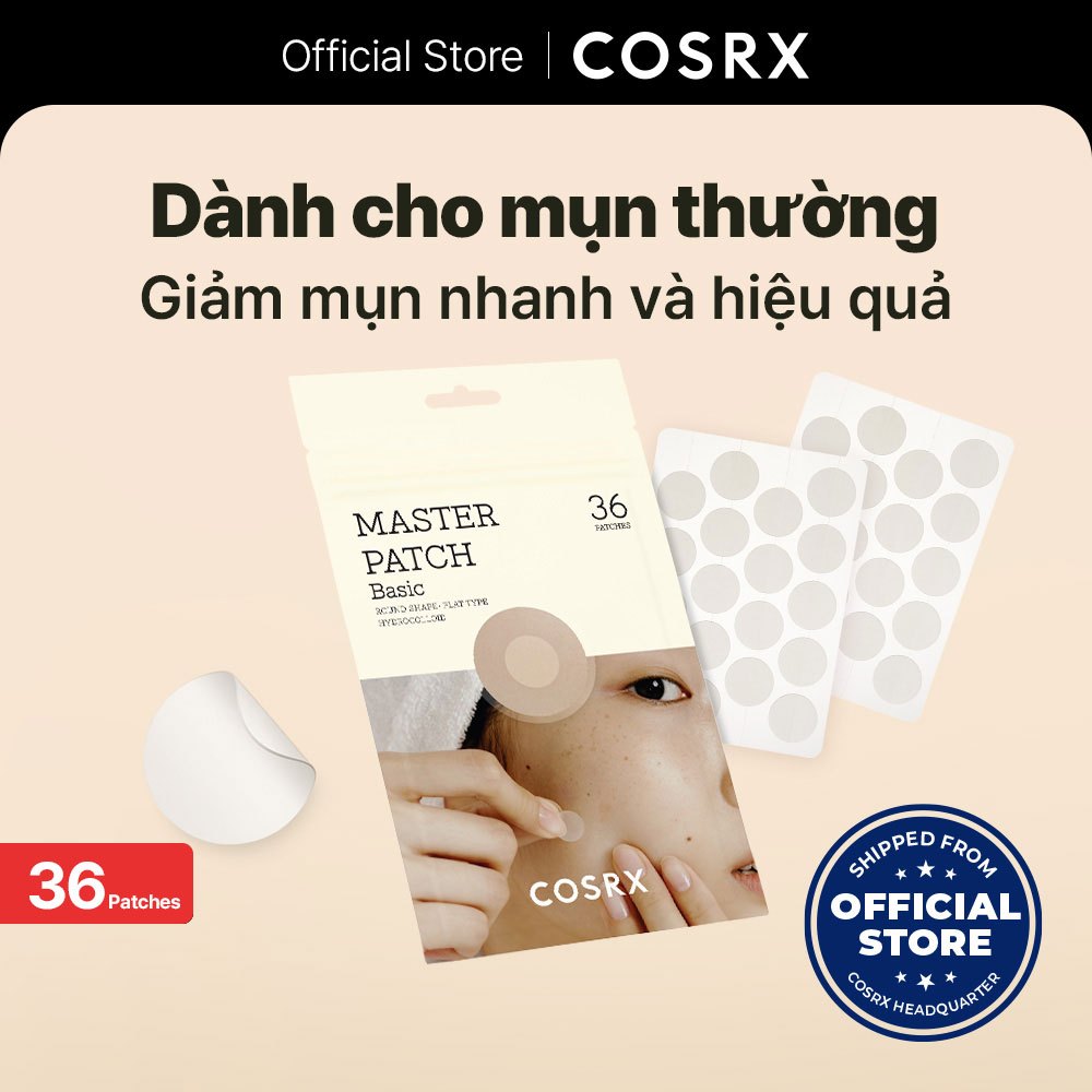 Miếng dán mụn COSRX Master Patch Basic 36 miếng