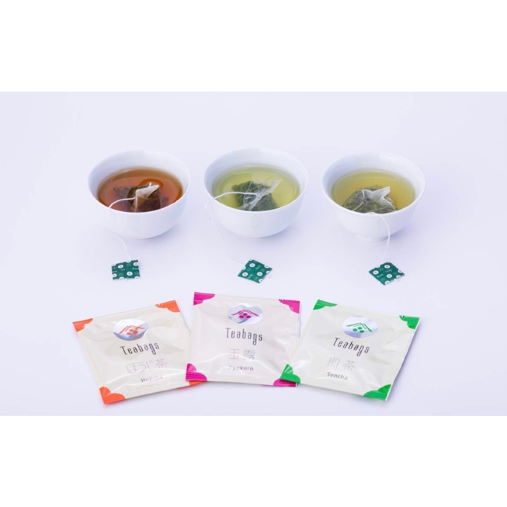 [Direct from Japan] Gyokuro, Sencha, Hojicha Set (4 packs of each type, total of 12 packs) Gift Ippo