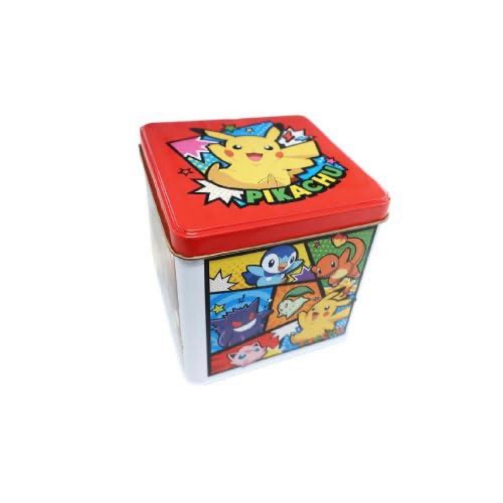 [Direct from Japan] Pokemon Chocolate Crunch Can Milk Chocolate Crunch 10 pieces H100×W100×D100mm