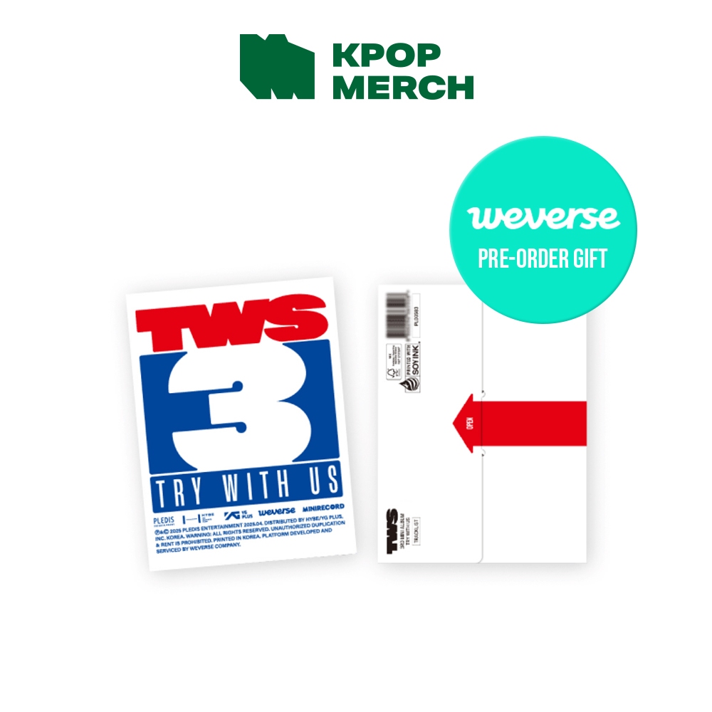 Hybe Labels (Weverse POB) TWS - 3rd Mini Album [ Try With Us ]_Weverse Album ver