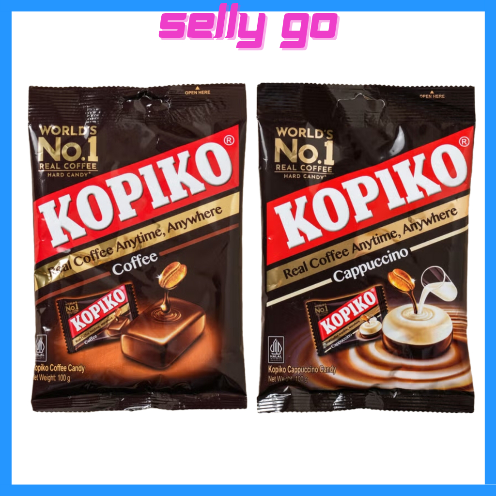 Gói vỉ Kopiko / Kẹo cà phê 100g / Kẹo Kopiko Cappuccino 100g