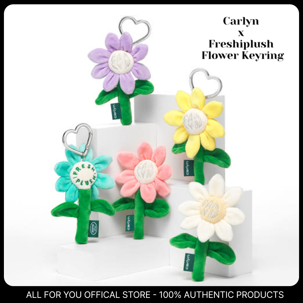 [CARLYN X FRESHIPLUSH] Móc khóa hoa, 5 màu