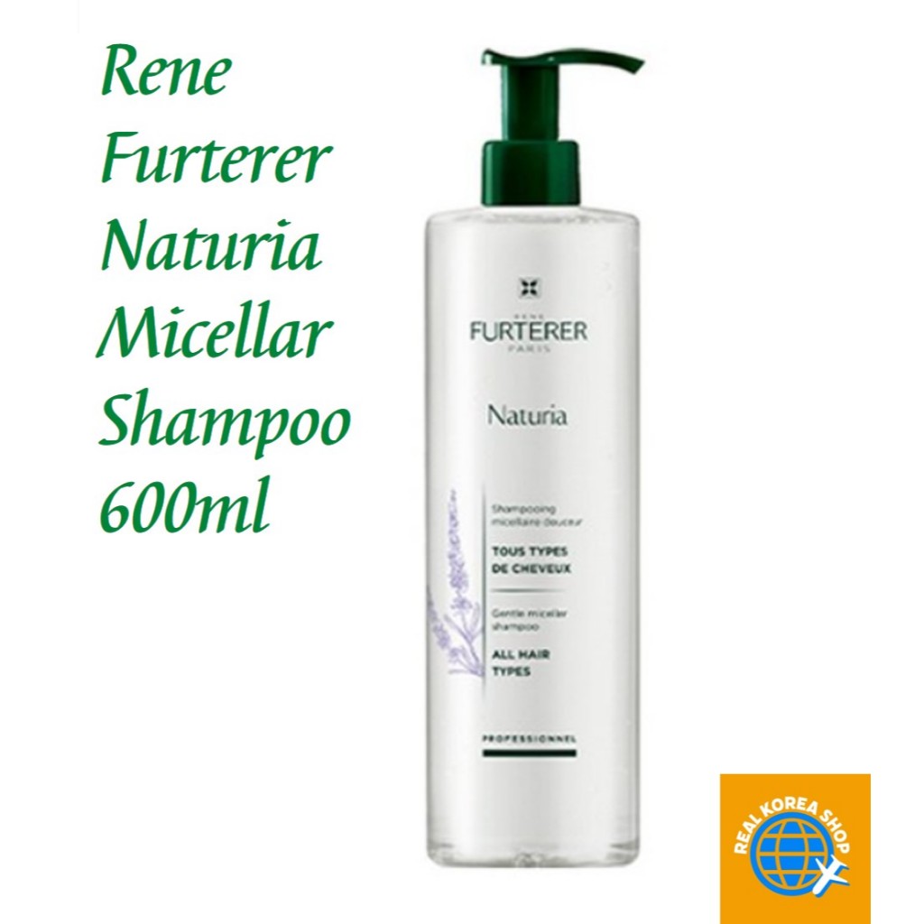 [Rene Furterer] Dầu gội Naturia Micellar 600ml, [Rene Furterer] Naturia Micellar Shampoo 600ml