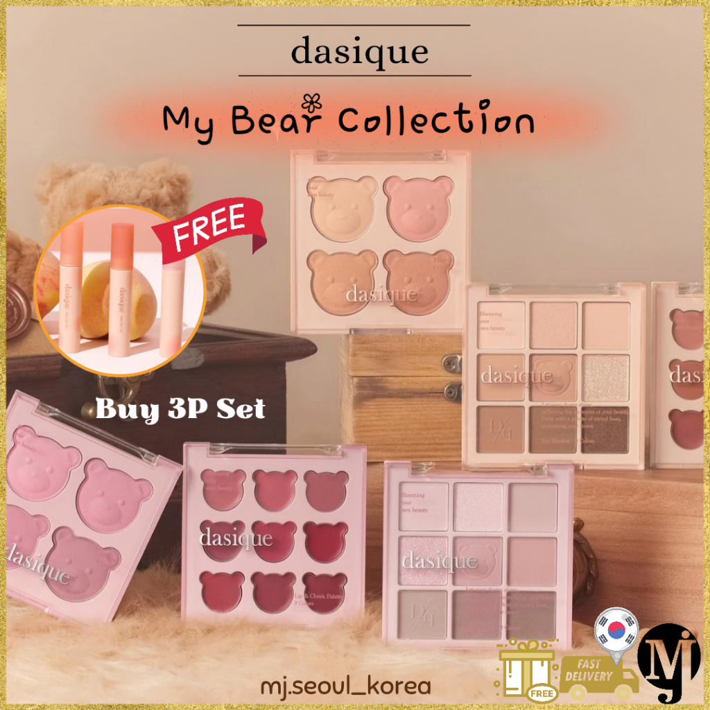 Dasique My Bear Collection Shadow Palette Blending Mood Cheek Mood Painting Lip & Cheek