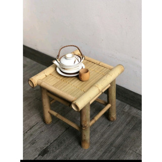 BÀN GHẾ TRE, ĐÔN TRE, TRANG TRÍ