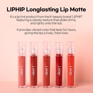 Son lì Liphip Longlasting Matte & Velvet 9 màu lâu trôi