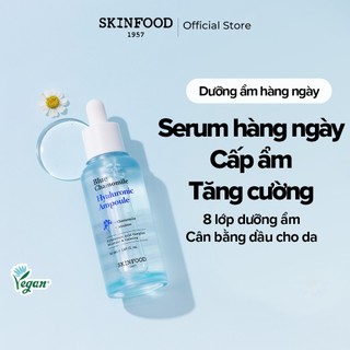 [SKINFOOD Official] Tinh chất dưỡng da hoa cúc xanh Hyaluronic 50ml / Blue Chamomile Hyaluronic Ampoule