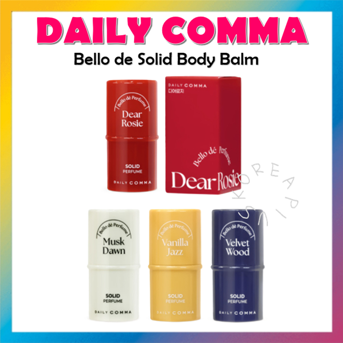 [Hàng NGÀY COMMA] Bello de Solid Body Balm 4.7g (Dear Rosie, Velvet Wood, Musk Dawn, Vanilla Jazz)
