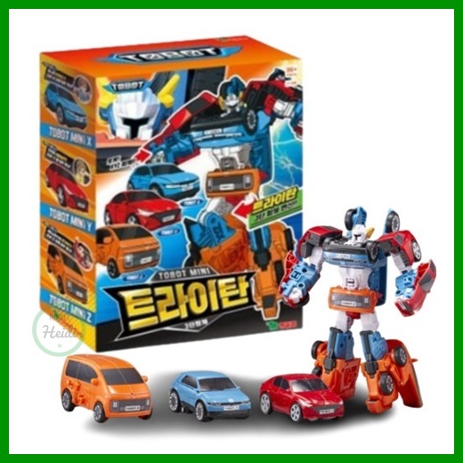 Hàn Quốc 🇰🇷 Tobot MINI TRITAN Tích hợp Tobot X Y Z / Robot chuyển đổi trẻ em Hàn Quốc
