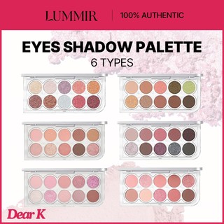   LUMIR  Bảng Phấn Mắt Ánh Sáng 5.9g 9 Màu Mới Sunrise Peach 