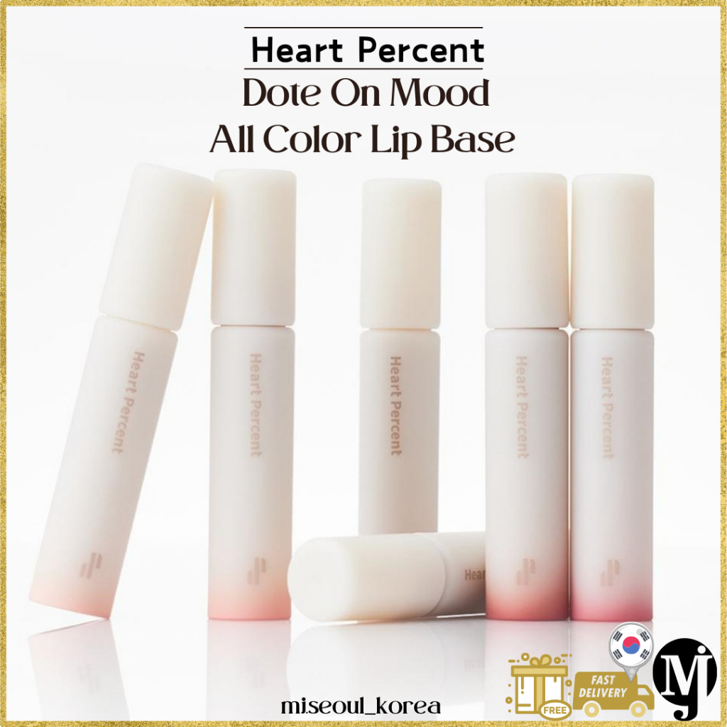 Heart Percent Dote On Mood All Cover Lip Base 6colors