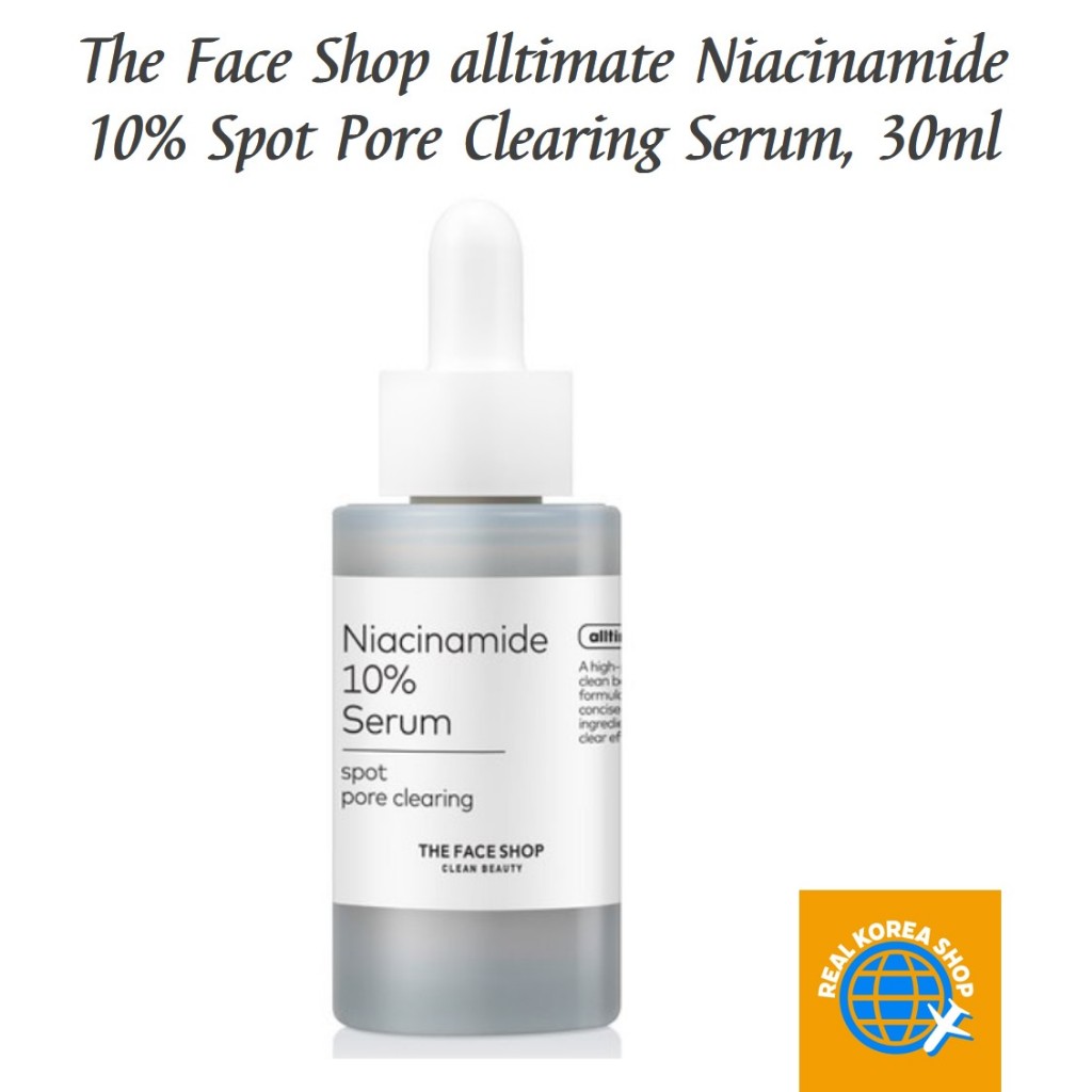 [The Face Shop] Serum làm sạch lỗ chân lông Niacinamide 10% tổng hợp, 30ml , [The Face Shop] alltima