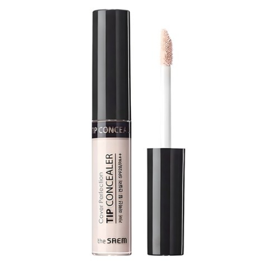 THE SAEM SAEM Cover Perfection Tip Concealer 6.5g Brightener Dark Circle Blemish Acne Scar Bảo hiểm 