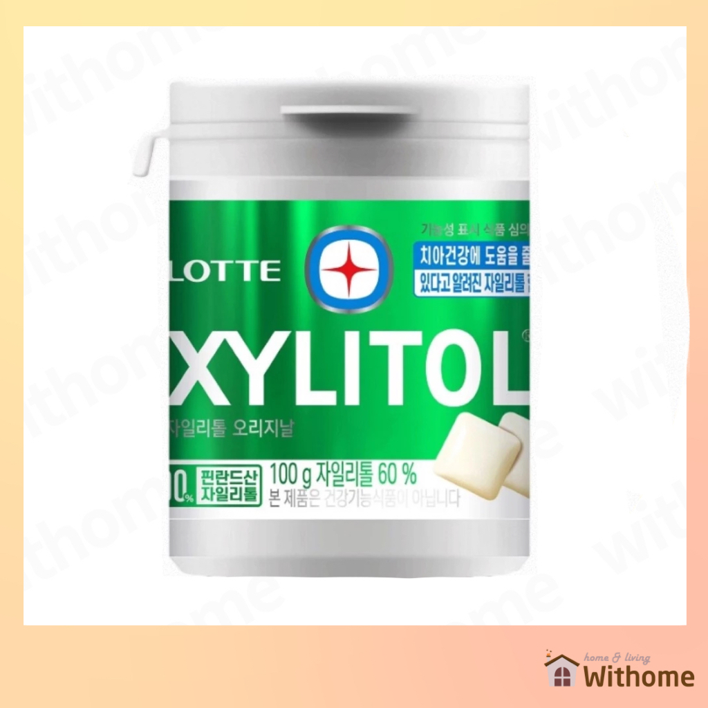 [Lotte] Xylitol Original Nhai Ngọt 100g / Xylitol Original Chewing Sweet 100g