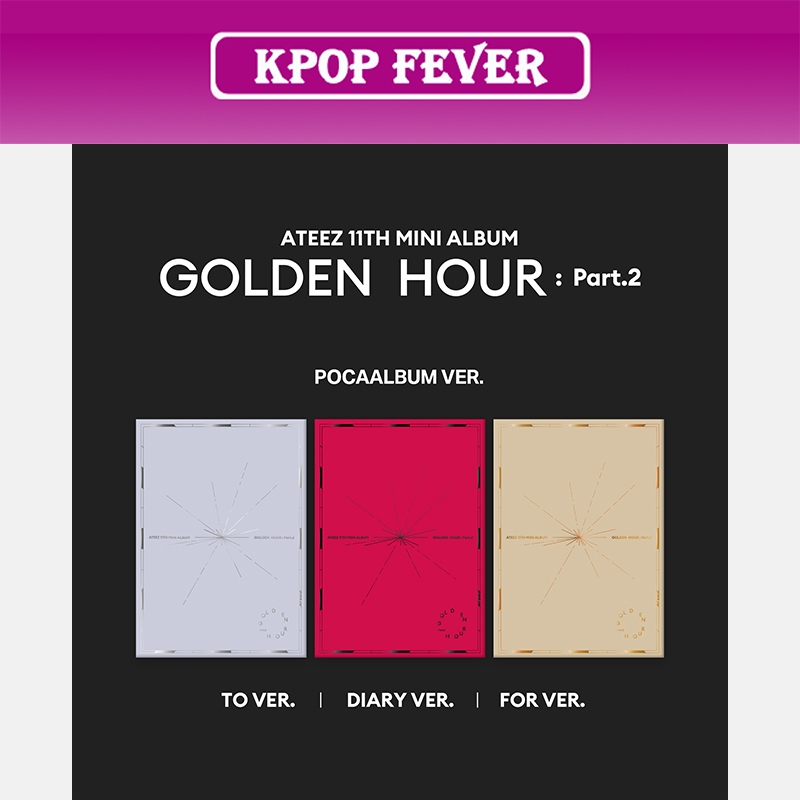 ATEEZ - [ GOLDEN HOUR: Part.2 ] THE 11TH MINI ALBUM (POCA ALBUM ver.)