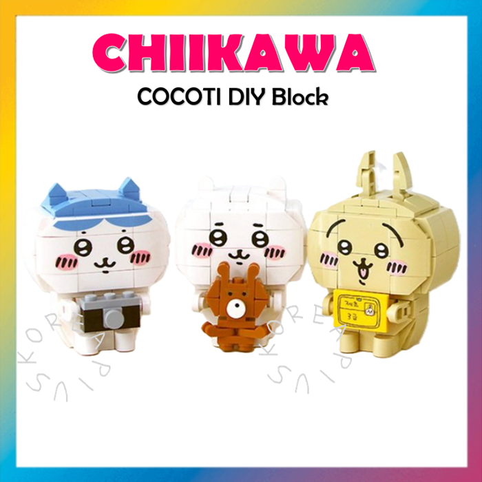 [Chiikawa] COCOTI DIY Block Hình (Chiikawa, Hachiware, Usagi)