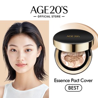 Age20's Chính thức | Gói 2 | Signature Essence Cover Pact Foundation Intense Cover - Đen (14g x 2ea) Khối hiệp ước nền 3 trong 1