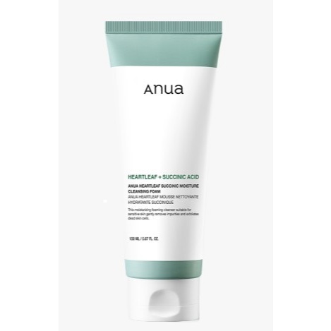 Sữa Rửa Mặt Dưỡng Ẩm Anua Houttuynia Succinic 150ml