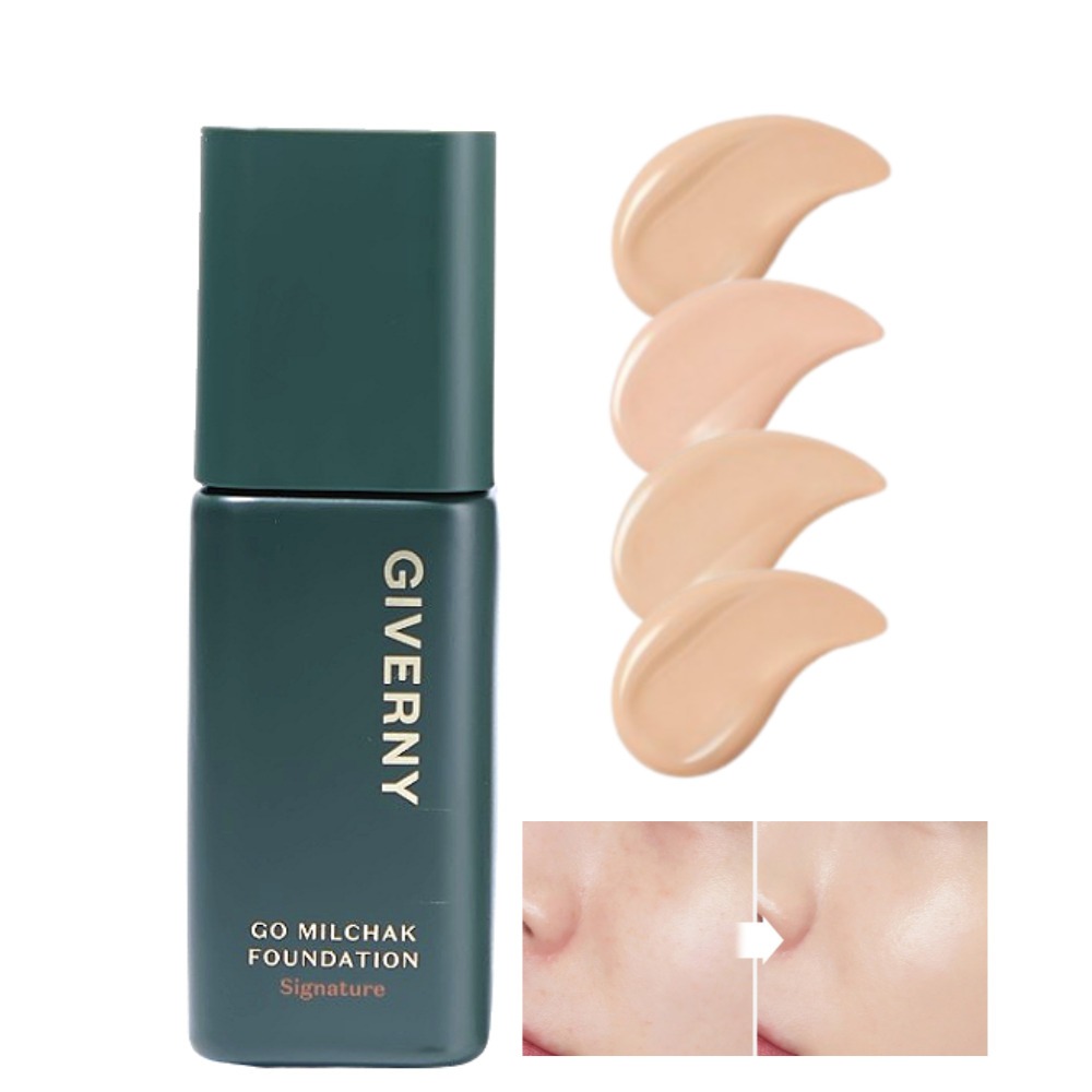 [Giverny] Kem nền bám dính cao GO MILCHAK Signature 30ml Satin loại mờ