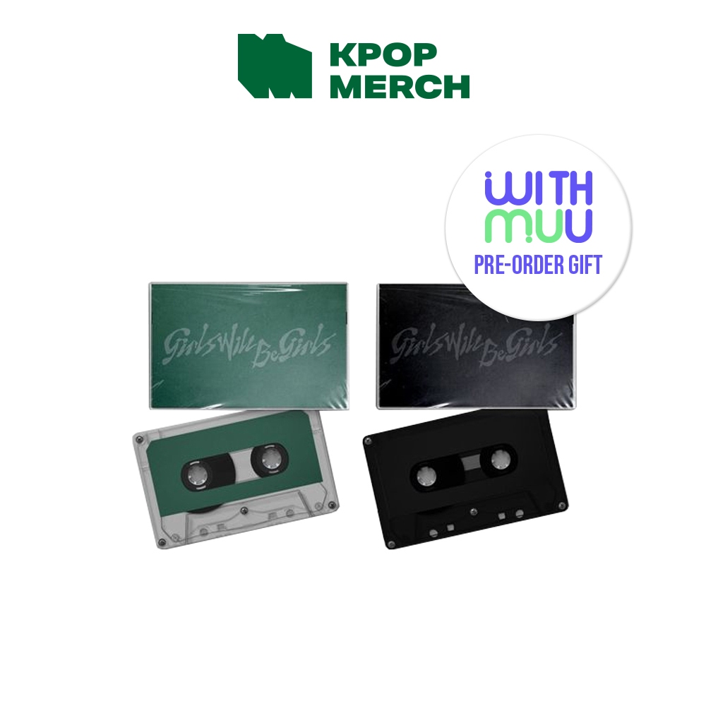 (Withmuu POB) ITZY - Mini Album thứ 10 [Girls Will Be Girls] _ Cassette Tape