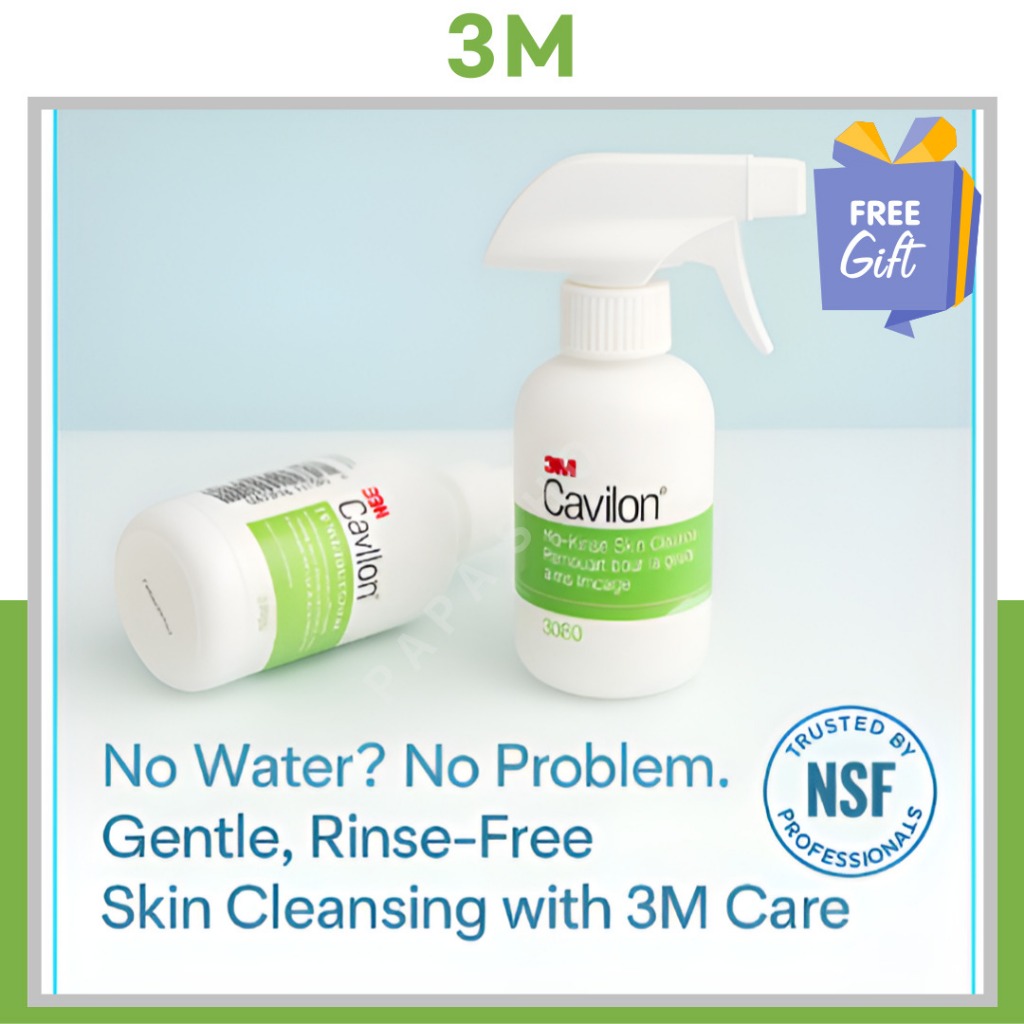 Sữa Rửa Mặt 3M Cavilon No-Rinse 3380 – Xịt Không Rửa Nhẹ Nhàng Cho Da Nhạy Cảm, Chăm Sóc Người Cao T