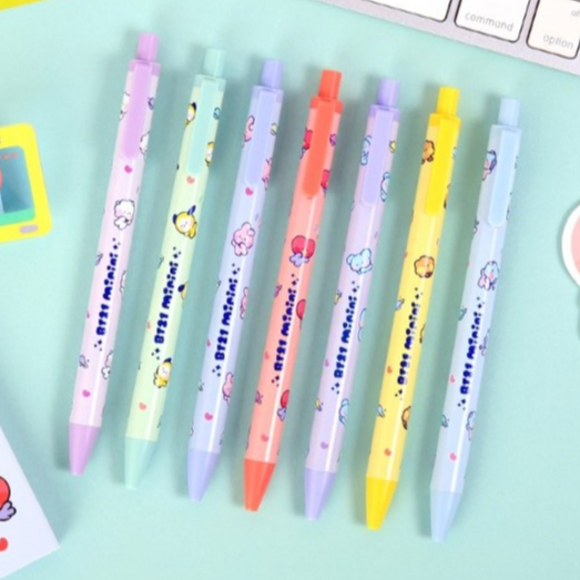 BÚT BÓNG BÓNG BI BT21 minini GEL