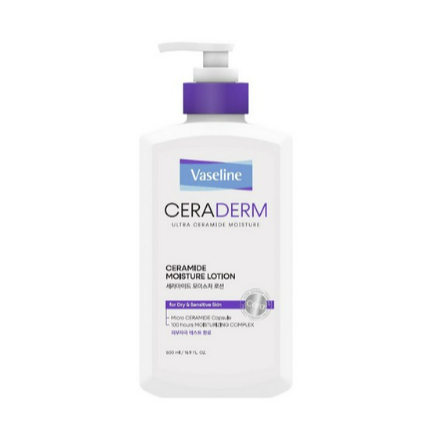 Sữa dưỡng thể dưỡng ẩm Aekyung Vaseline Ceraderm 500ml