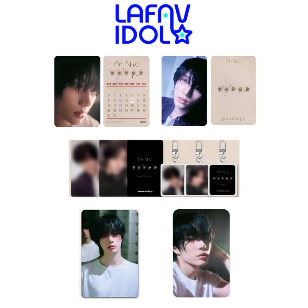 [TXT BEOMGYU] -ONLY POB - BEOMGYU 's Mixtape: Panic photocard pre-order benefit poca pob