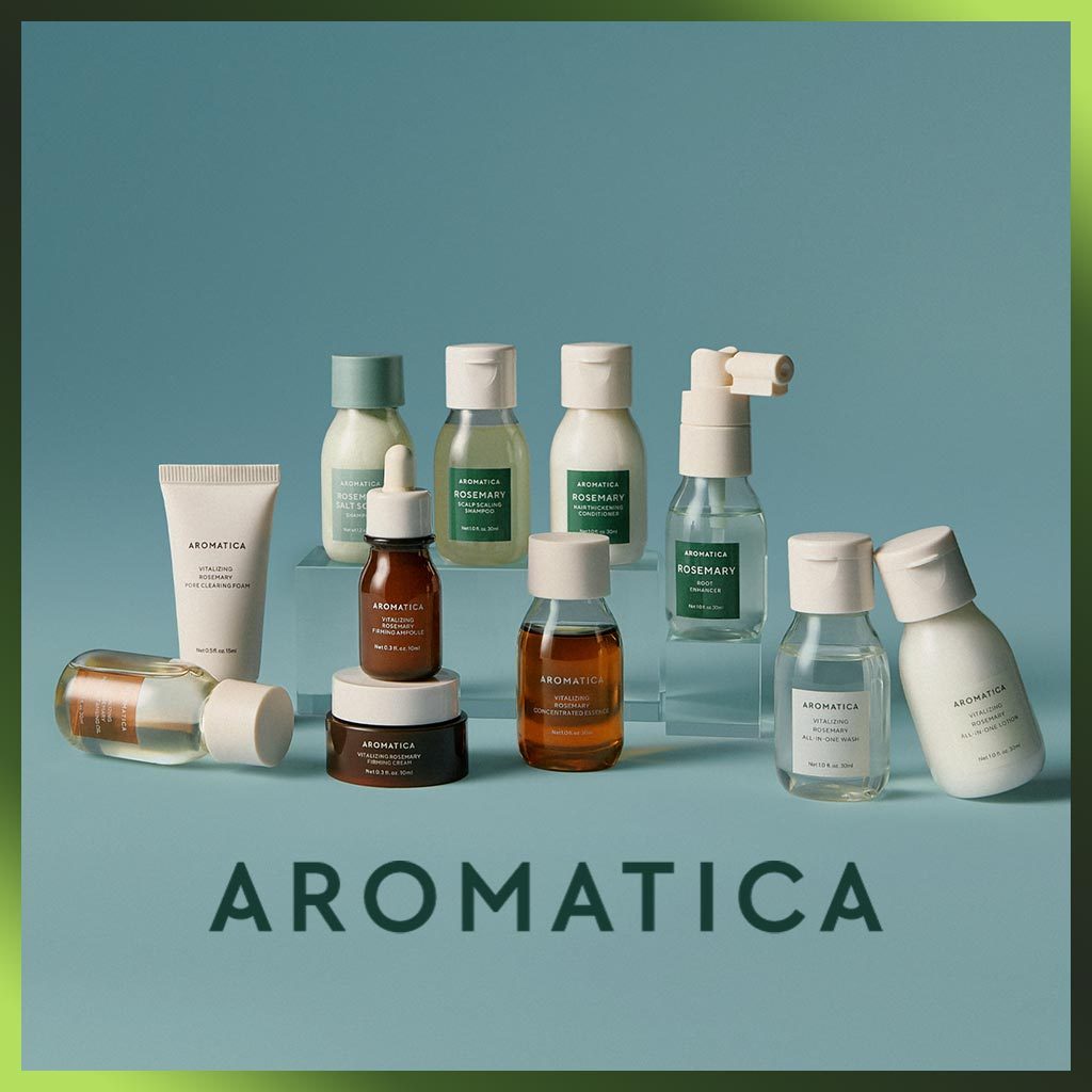 [AROMATICA] Bộ Dùng Thử AROMATICA Rosemary & Vitalizing Trial Kit (9 Món)