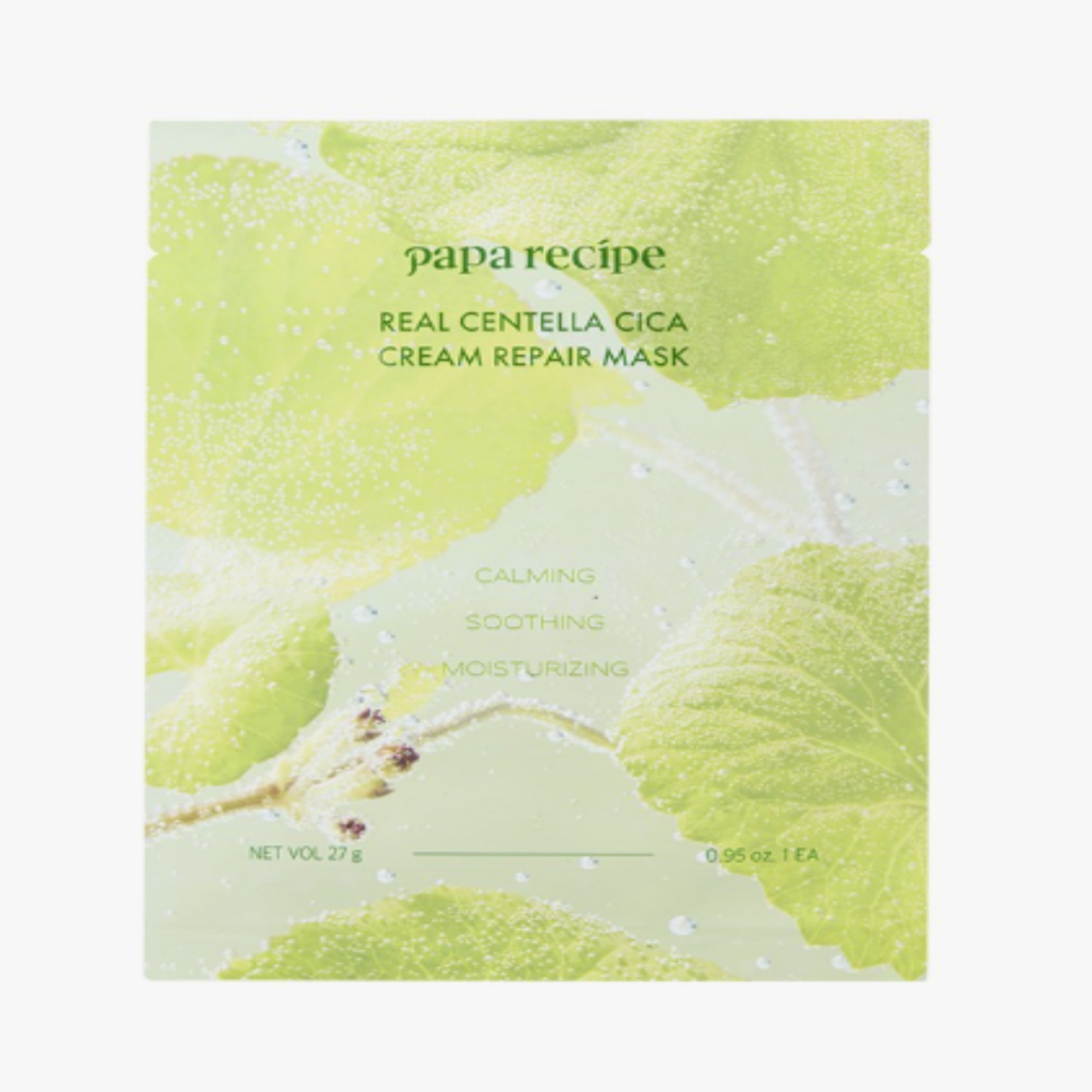 Mặt nạ sửa chữa kem PAPA RECIPE Real Centella Cica (1 tờ) C00