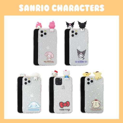 Ốp điện thoại Sanrio Character Jelly Iphone / My Melody, Kuromi, Cinnamoroll, Pompompurin, Hello Kit