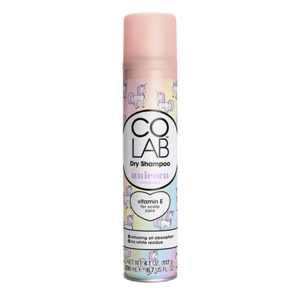 Dầu Gội Khô COLAB Unicorn Dry Shampoo 200ml, Fresh Fragrance