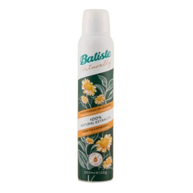 Dầu Gội Khô Batiste 200ml ( Dry Shampoo Volume, Naturally Dry Shampoo Green Tea & Chamomile )