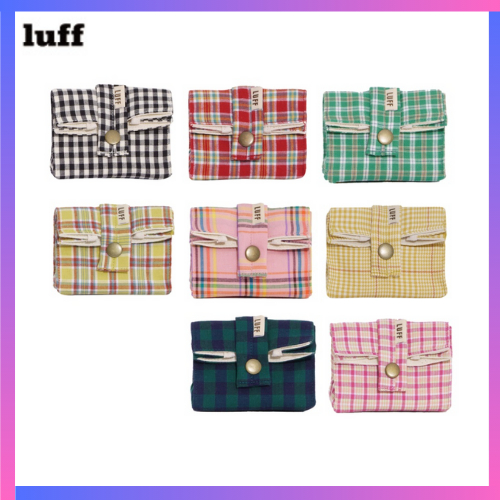 [Luff] CHECK BABY POCKET 8 màu _ mini wallet _ card case _ card wallet