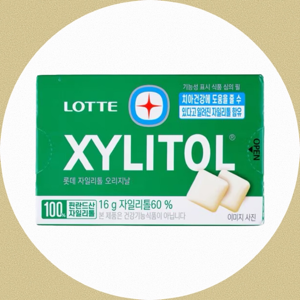 [Lotte] Xylitol Original Nhai Ngọt 16g