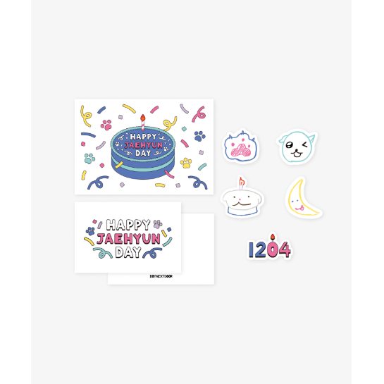 BOYNEXTDOOR [HAPPY JAEHYUN DAY] BỘ THẺ POP-UP / BỘ TOPPER