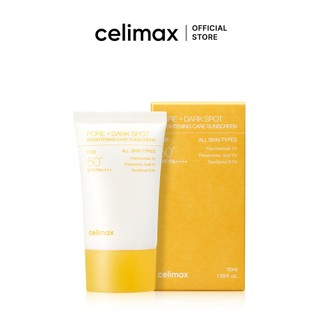   Celimax  Kem chống nắng dưỡng sáng se khít lỗ chân lông Pore + Dark Spot Brightening Care Suncream 50ml 