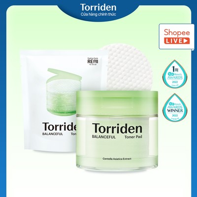 [ Torriden Live ] [SET] [REFILL] Pad BALANCEFUL CICA, 60miếng+60miếng