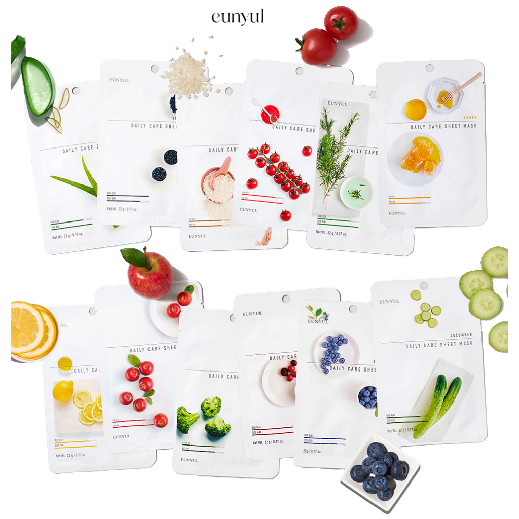 [EUNYUL] Mặt nạ chăm sóc hàng ngày – 10 tờ (Chọn 1 trong 12 loại)