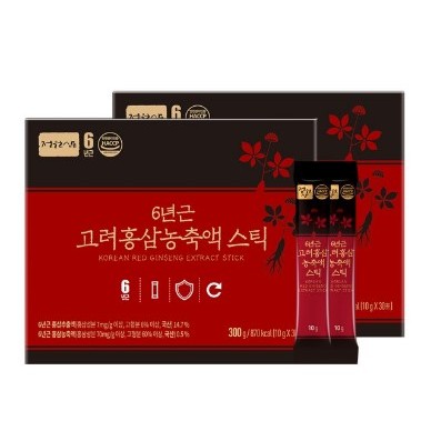 [Nhân sâm hàn quốc] Chiết xuất 30T / nhân sâm đỏ sức khỏe hàn quốc 30 que / 10 que
