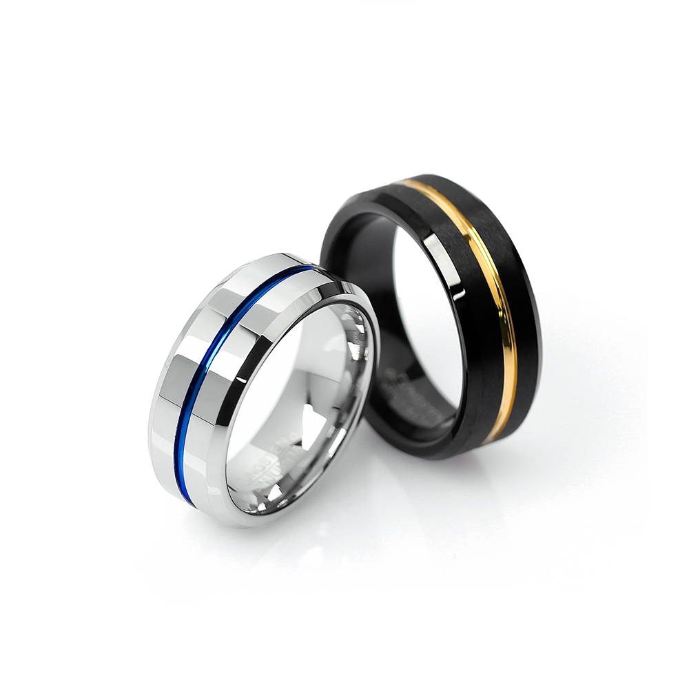 Nhẫn nam vonfram Jinju Moa RTUS01